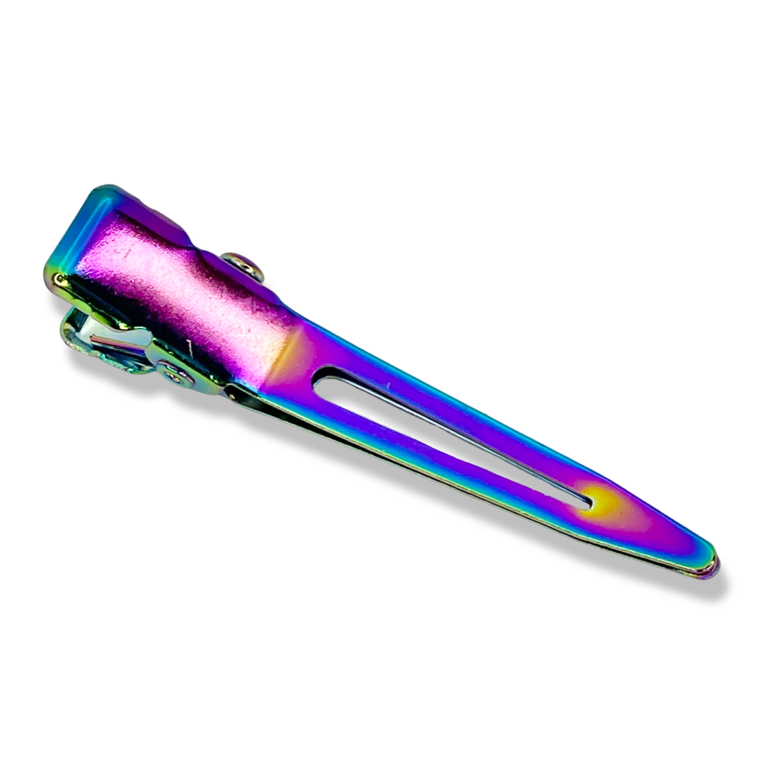 Rainbow Metal Hair Clips- Pack of 20