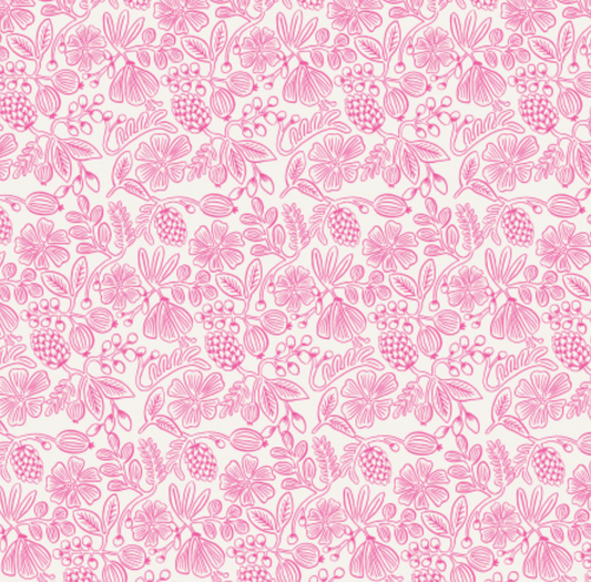 Moxie Floral in Neon Pink