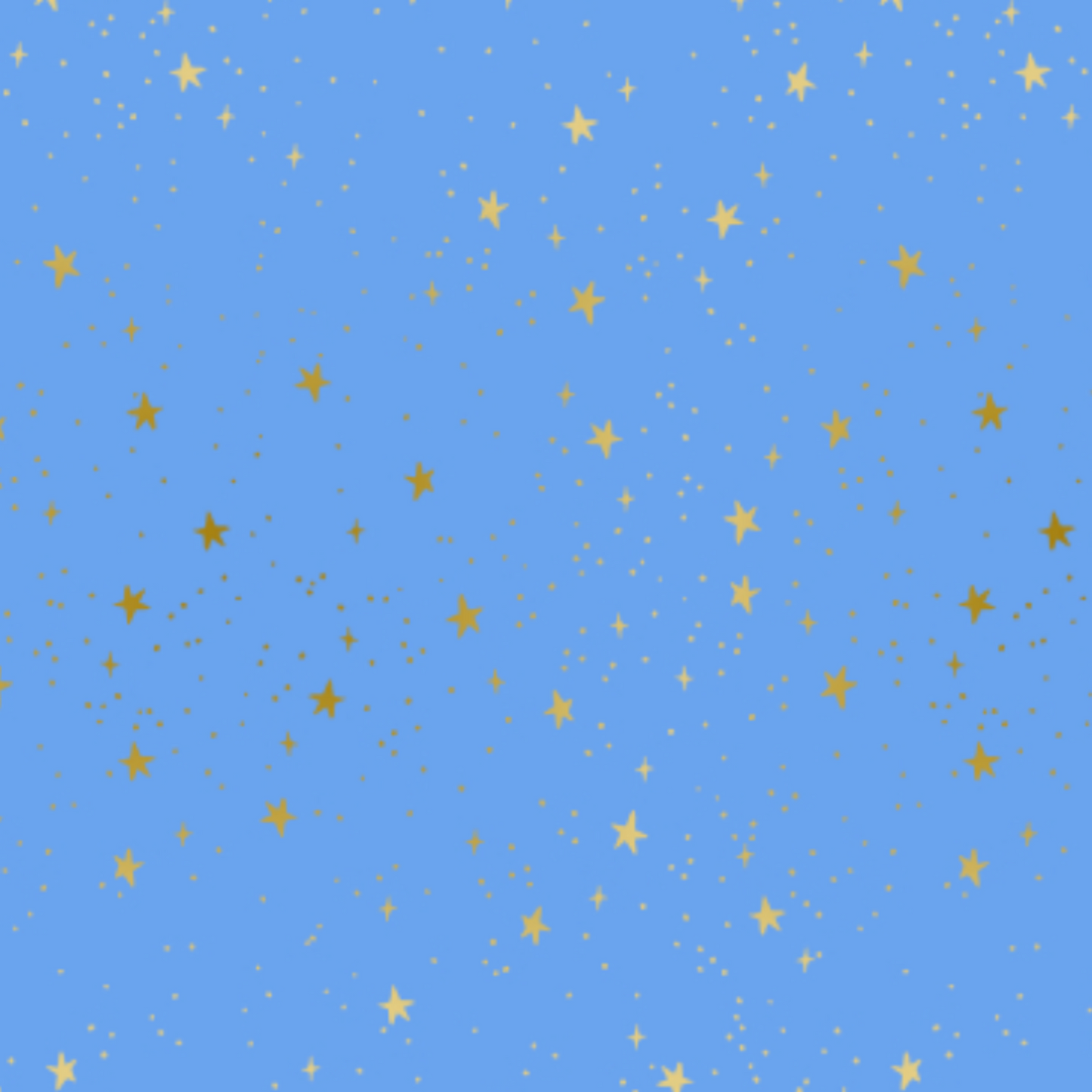 Primavera Stars- Periwinkle Metallic Fabric