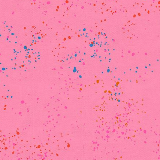Speckled Canvas in Flamingo